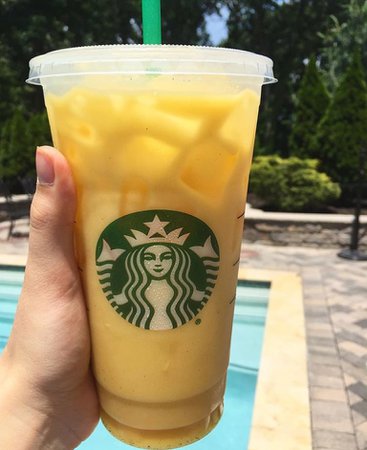 yellow Starbucks beverage - Google Search