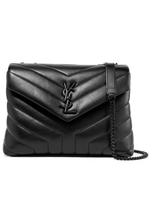 Saint Laurent | Loulou small quilted leather shoulder bag | NET-A-PORTER.COM