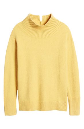 Caslon® Funnel Neck Cotton Blend Sweater | Nordstrom