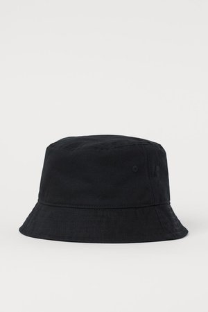 Cotton Bucket Hat - Black - Men | H&M US