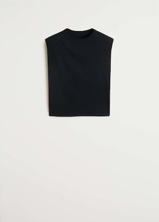 T-shirt épaulettes - Femme | Mango France