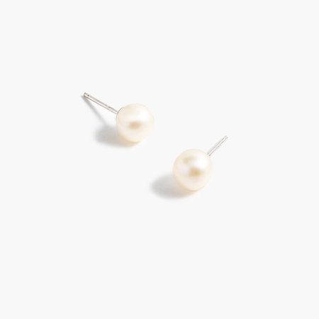 J.Crew: Pearl Stud Earrings