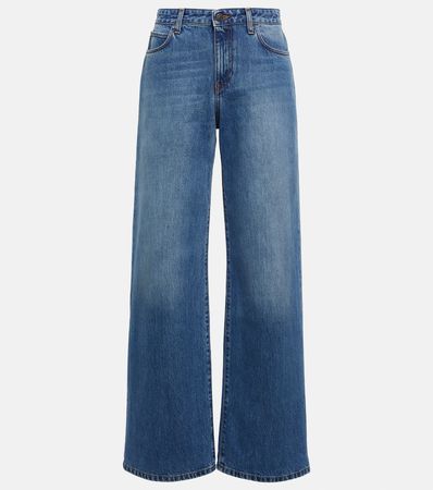 Goldin Mid Rise Jeans in Blue - The Row | Mytheresa