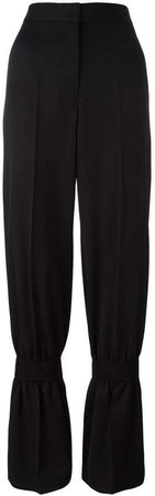 tailored gathered leg trousers
