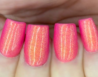Lollipop Glow Neon Pink Orange Yellow glow Pop Nail | Etsy