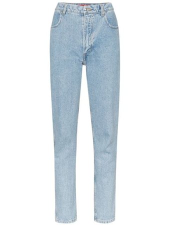 Eckhaus Latta High Rise straight-leg Jeans - Farfetch