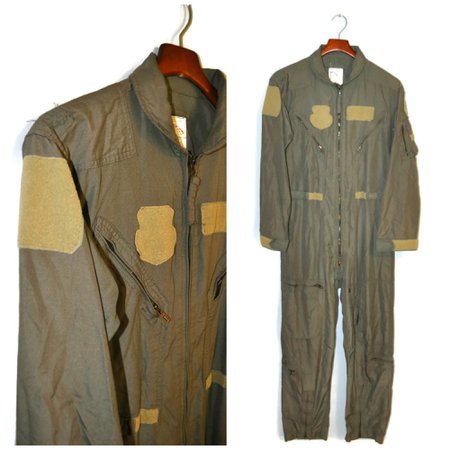 Vintage 1970's Official U.S. Military Coveralls Flyers | Etsy
