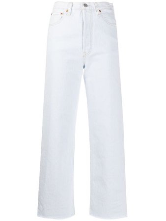 Levi's Ribcage high-rise Straight Jeans - Farfetch