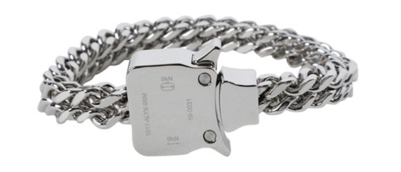 Alyx silver metal bracelet
