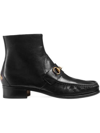 Gucci Horsebit Leather Boot - Farfetch