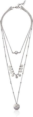 Amazon.com: Lucky Brand Lucky Layered Faux-Pearl Necklace: Clothing, Shoes & Jewelry
