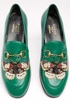 Gucci Butterfly Loafers