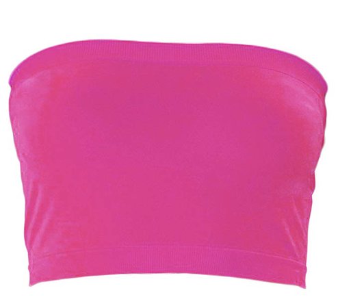 hot pink tube top