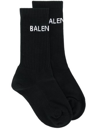 Balenciaga Logo Knit Socks | Farfetch.com