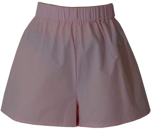 Rozenbroek Organic Cotton Poplin Shorts In Pink
