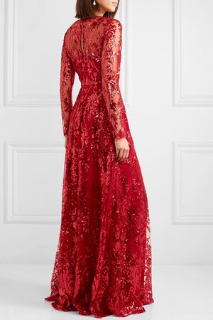 Naeem Khan | Sequined tulle gown | NET-A-PORTER.COM