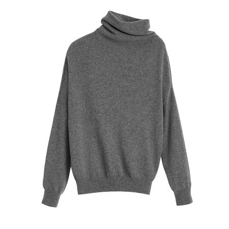 Cashmere Asymmetrical Turtleneck Sweater | Cuyana