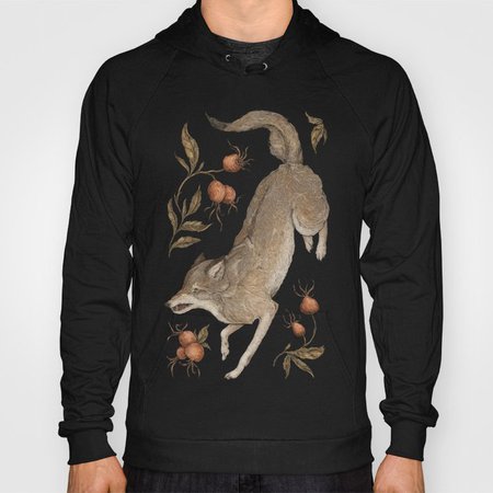 The Wolf and Rose Hips Hoody by jessicaroux | Society6