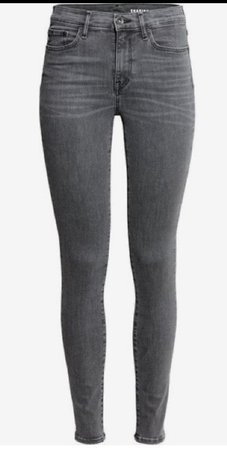 gray jeans