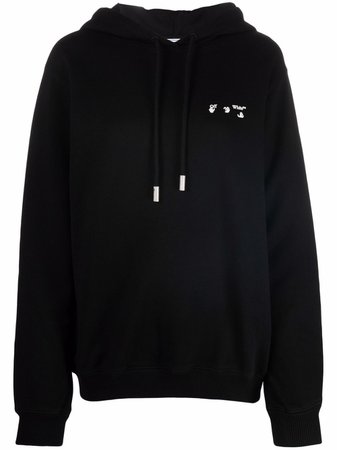Off-White Hands Off Hoodie Med Logotyp - Farfetch