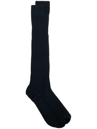 Fefè Ribbed Knit Long Socks