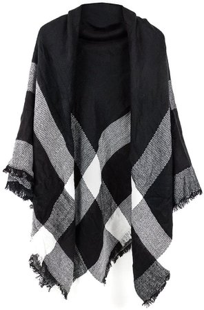 Amazon.com: Women's Cozy Tartan Blanket Scarf Wrap Shawl Neck Stole Warm Plaid Checked Pashmina (Burgundy Blue White): Clothing