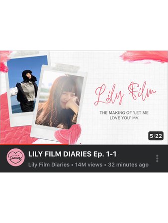 Lily Film Diaries 1-1