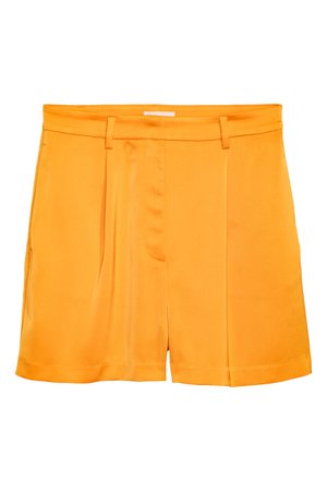 High-waisted shorts - Orange - Ladies | H&M GB