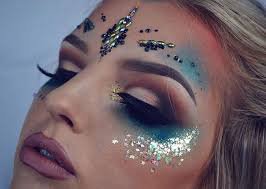 festival makeup looks glitter - Google Search
