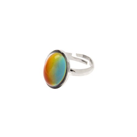 Silver Oval Mood Ring | Claire's US
