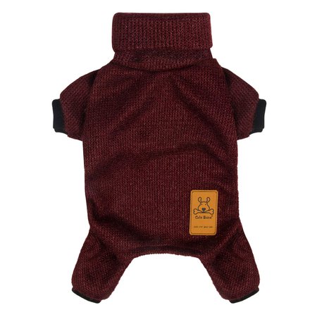 Amazon.com : CuteBone Dog Sweater Turtleneck Knitted Coat for Pet Clothes, Jumpsuit DS04S : Pet Supplies