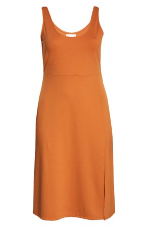 Leith Scoop Neck Midi Dress (Plus Size) | Nordstrom
