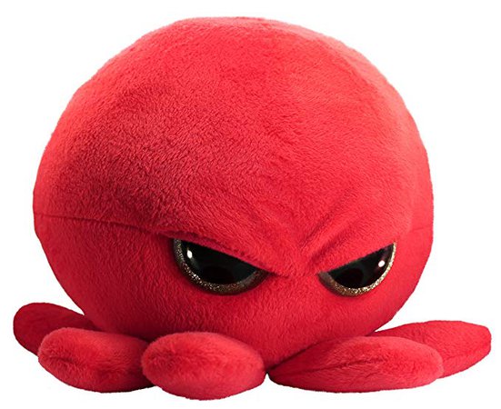 Grumpy Baby Octopus - Adorable Super Soft Squishable Plush Stuffed Animal Toy (Glitter Eyes) - Large 12 Inch - Unique Gift for Kids and Adults, Animals & Figures - Amazon Canada