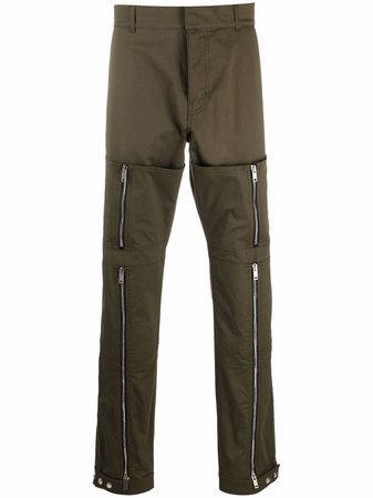 Givenchy zip-detail straight trousers - FARFETCH
