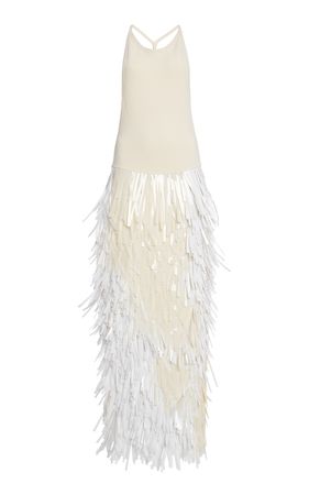 Sleeveless Fringed Maxi Dress By Jil Sander | Moda Operandi