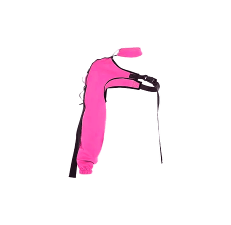 Neon Pink Cyberpunk Cyborg Arm Sleeve (HVST edit)