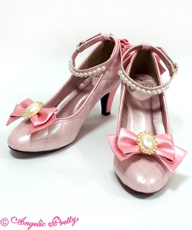 Victorian Ribbon Shoes - Angelic Pretty