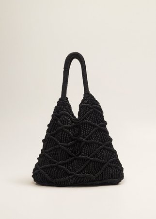 Braided design bag - Women | MANGO United Kingdom
