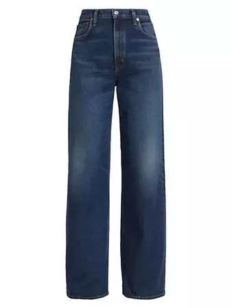 Shop Citizens of Humanity Paloma Baggy Wide-Leg Jeans | Saks Fifth Avenue