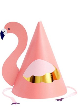 Flamingo Party Hat