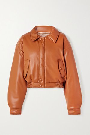 Nanushka | Bomi vegan leather bomber jacket | NET-A-PORTER.COM