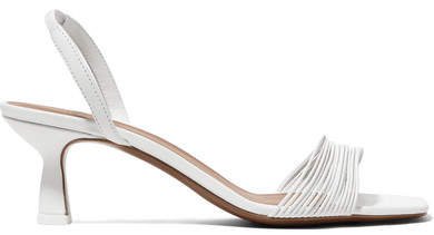 Neous - Rossi Leather Slingback Sandals - White