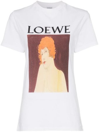 Loewe Camiseta Com Estampa - Farfetch