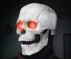 light up skull mask
