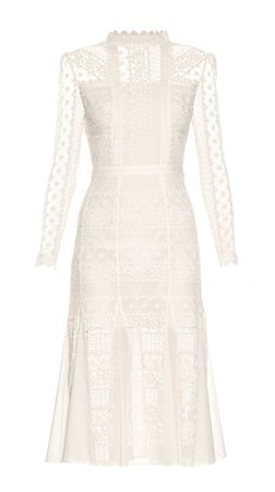 temperley london white lace dress