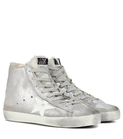 Francy high-top leather sneakers