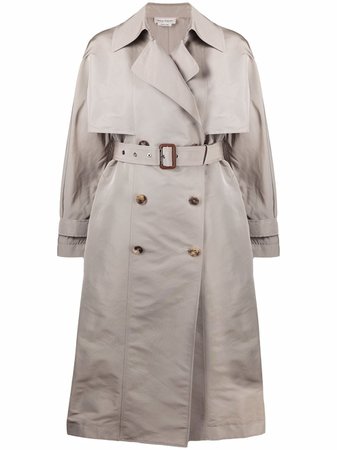 Alexander McQueen belted trench coat