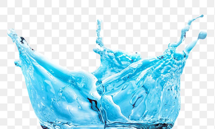 Macro shot of water splashing design element | Free stock illustration | High Resolution graphic