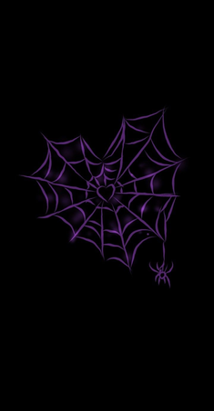 purple spider web