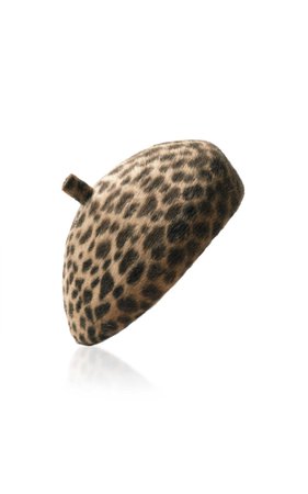 Leopard Frenchy Beret by Lola Hats | Moda Operandi